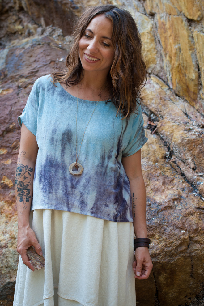 A photo of a finished Strata Top.
