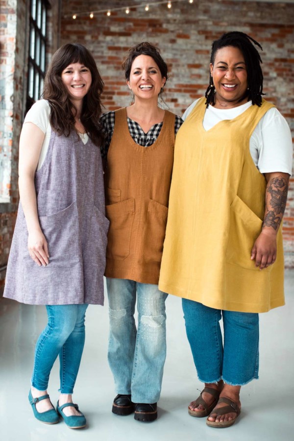 Meg, Ashley and Meredith wearing Studio Tunics.
