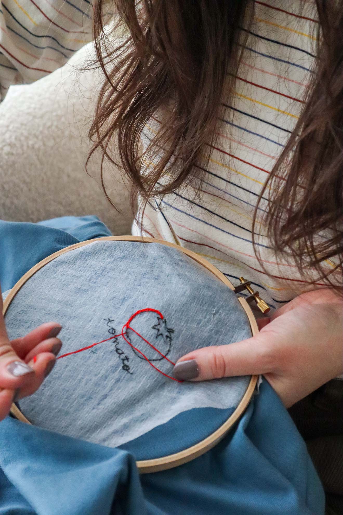 Embroidering on Knit Fabrics - Sew Liberated